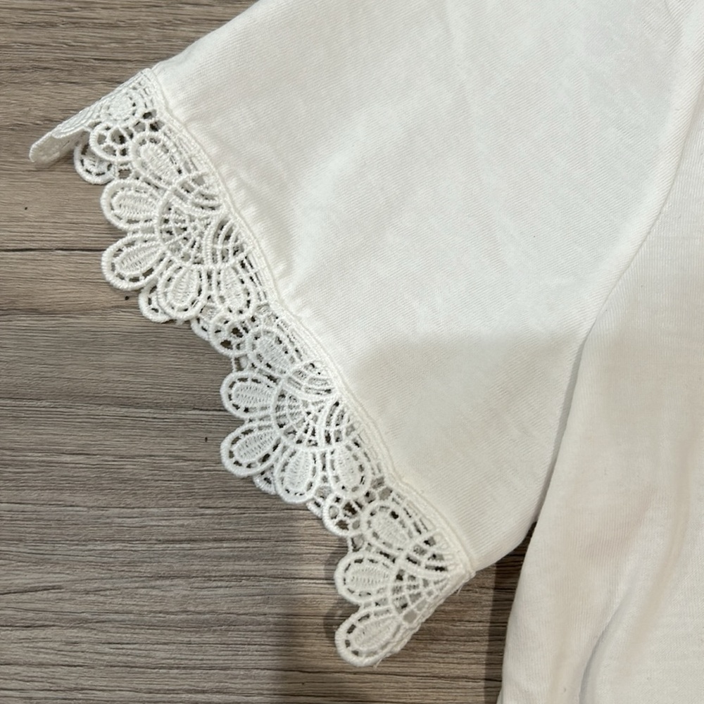 Trim cotton T shirt M zara